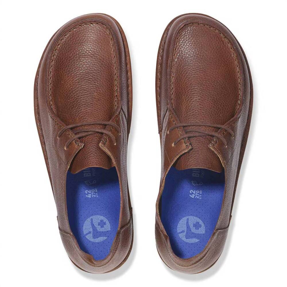 NEW BIRKENSTOCK men's utti lace shoes in roast - Picture 4 of 4